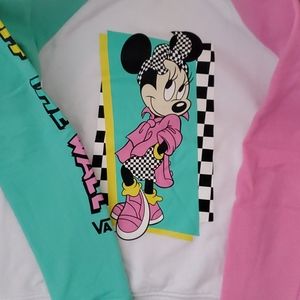 Vans / Disney collab pullover sweater NWOT